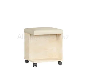 Александрия ЛД 625130.000 пуф (кожа ленто/рустика) Любимый Дом