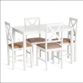 Обеденный комплект Хадсон (стол + 4 стула)/ Hudson Dining Set