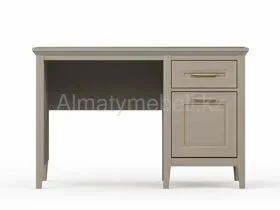 Классик стол письменный BIU1D1S, Глиняный серый, БРВ Брест